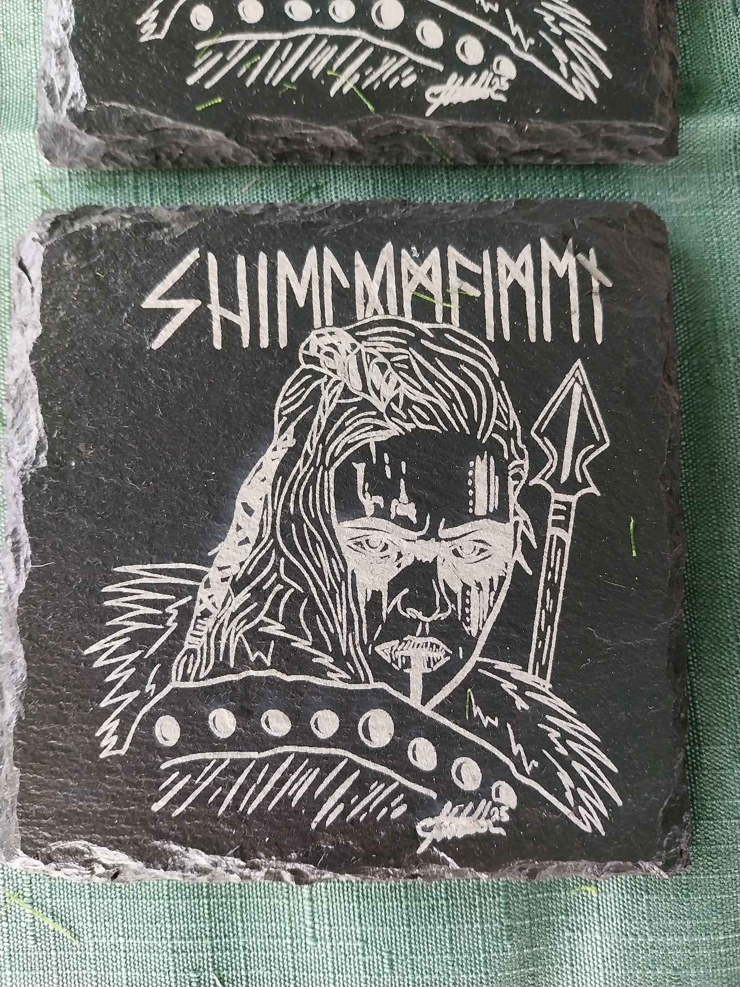 Slate Coaster • By Webb The Undead