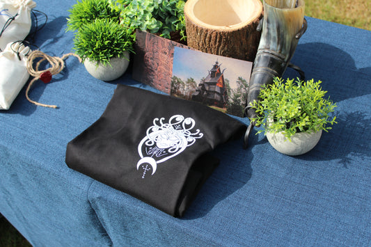 Eir Godmask  - Pocket - Premium Heavy Tee • By Einarr's Journey