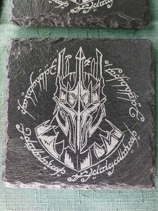 Slate Coaster • By Webb The Undead